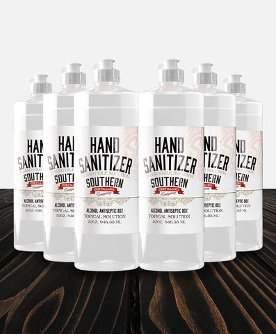 Case of 6 - 32 oz. Hand Sanitizer Bottles with Free Pumps